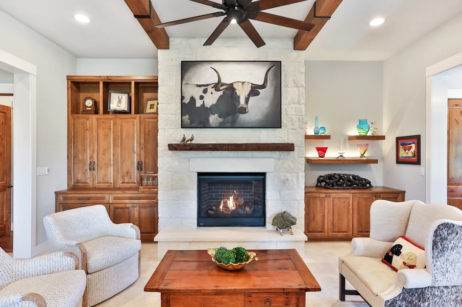 living-rr custom home living room